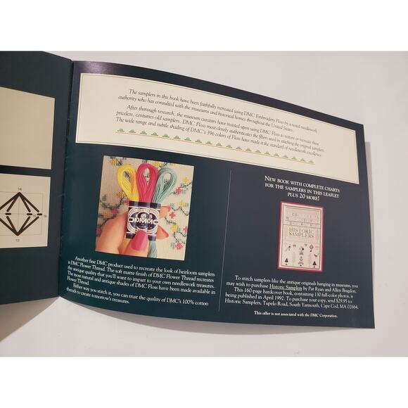 Vintage Cross Stitch Sewing Notions Lot DMC Museum Collection Pattern Books Kits - Picture 10 of 13